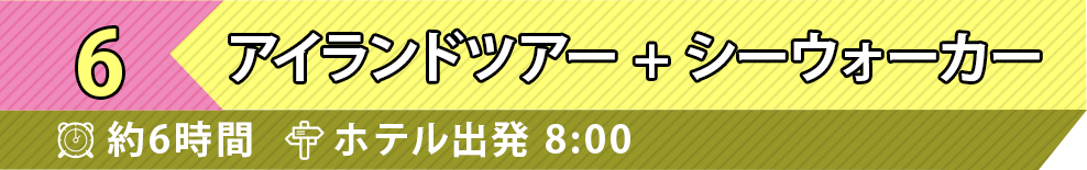 シーウォーカー＆アイランドツアー
