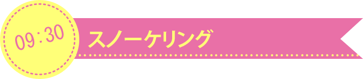 スノーケリング