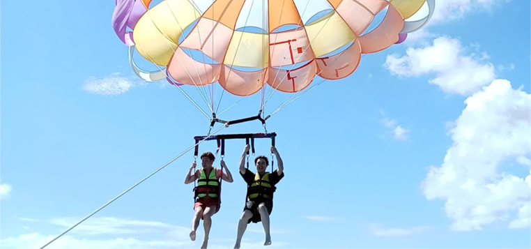 パラセイルつき